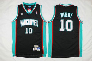 Maillot De Basket Memphis Grizzlies Mike Bibby 10 Engrener Retro Noir